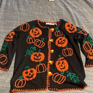 90’s vintage Halloween Pumpkin Sweater